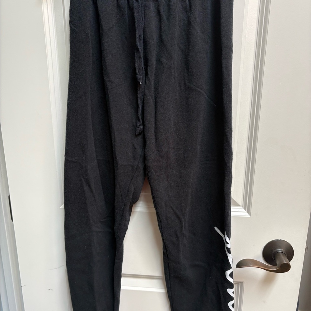 Victoria's Secret Black Joggers with Logo Detail